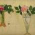 ["Троянда у вазі», «Чайна троянда келиху"]. Олійний живопис. Полотно. – ІР НБУВ, ф. ХV, од. зб. 3038